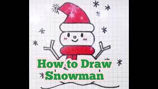 How to Draw a Snowman | #DrawingTV