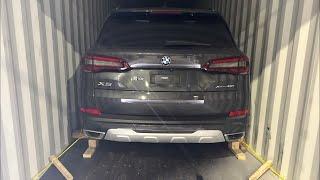 Погрузка контейнера в Канаде в прямом эфире. Два BMW X5.Помогаем с подбором во все страны.