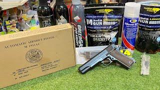 R31 ARMY Upgrade สีดำ โมเดล M1911 A1 ค่าย ARMY ปืนสั้นอัดแก็สสวยๆที่น่าเก็บน่าสะสมอีก1รุ่นครับ