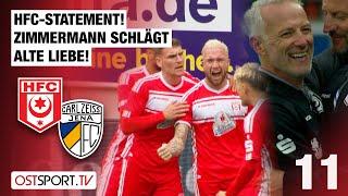 HFC-Statement! Zimmermann schlägt "alte Liebe": Hallescher FC - CZ Jena | Regionalliga Nordost