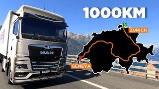 ETS2 Longest Delivery in Switzerland Rework - Zurich to Geneva | Euro Truck Simulator 2