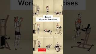 Tricep workout exercises #exercise #workout #gym #bodybuilding #tricepsworkout #triceps #shorts