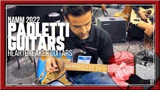 Paoletti Guitars at NAMM 2022 with Heartbreaker Guitars!