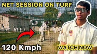 New Red Ball Batting Session | Playing Medium Pacers with Proper Technique