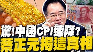 驚! 中國CPI連降? 蔡正元揭"中國內需復甦真相"