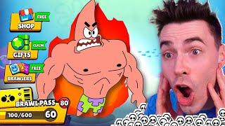 Odblokowałem NAJSILNIEJSZY SKIN PATRICK ze SPONGEBOBA w Brawl Stars!