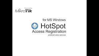 HAR(HotSpot Access Registration) for Windows with SMS  Authentication