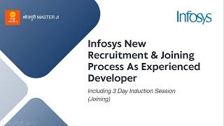 Infosys 3-Day Induction Onboarding Process for Experienced Professionals | Interview to Joining