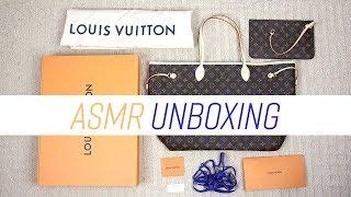 ASMR Unboxing Louis Vuitton Neverfull GM (No Talking)