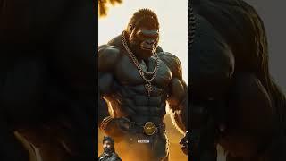 Ronaldo's Transformation: A Gorilla Hybrid22KPYouLegend! #short #shorts #youtube