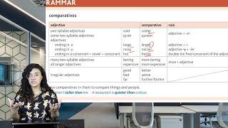 General English - Elementary level - Comparatives (Sample Course) - See course link in Description