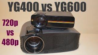 YG600 vs YG400 Проектор Projector