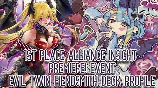 1ST PLACE ALLIANCE INSIGHT PREMIERE! EVENT - EVIL TWIN FIENDSMITH DECK PROFILE