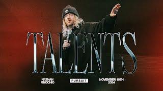 Talent | Nathan Finochio | 11.10.24 | The Pursuit