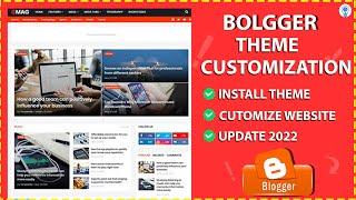 How to Customize Blogger Template | Sora SEO 2 Theme Customization | Update 2022 | Mr. Techist |