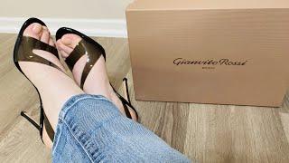 Gianvito Rossi Metropolis PVC Plexi Sandals Unboxing & Try On