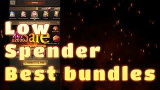 war and order : Low Spender guide