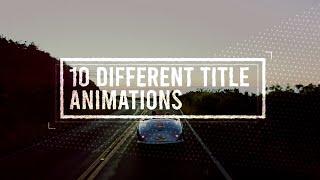 10 FREE Texture Title Animations - Free Mogrt Files | Free for Video Editors