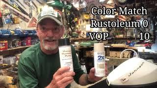 Best Paint for Vintage Outboards - Beta Test Vintage Outboard Paint - Perfect Match Paint