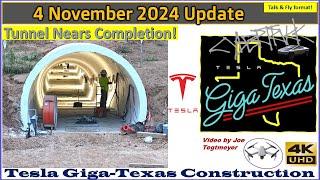 Tunnel Interior Paint, Prod Line & Electrical System Upgrades! 4 Nov 2024 Giga Texas Update(06:55AM)