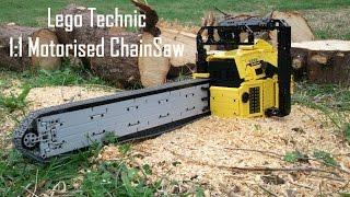 Lego Technic 1:1 Motorised ChainSaw