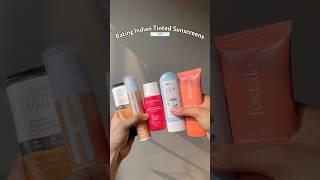 Indian Tinted Sunscreens #skincare
