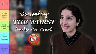 tier ranking the WORST books i've ever read 