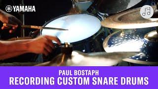 Paul Bostaph Performance - Yamaha Recording Custom Snare Drums