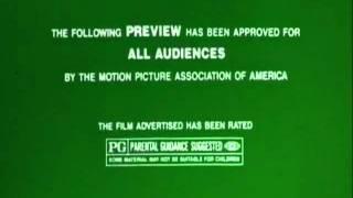 Green PG MPAA Bumper (1981)