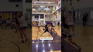 He’s playing against 8th graders… #madehoops #basketball #aau #middleschool #eybl #hooper