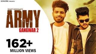 SUMIT GOSWAMI - ARMY (GANGWAR 2) | SHANKY GOSWAMI | New Haryanvi Songs Haryanavi | SONOTEK