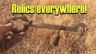 Relics everywhere!  Going back to an old homestead to metal detect. Ep 224