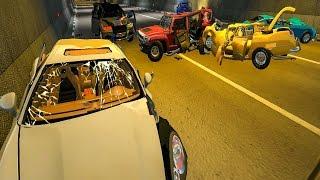 BeamNG Drive Crashes - Tunnel Jumps - High Speed Crash Compilation 90