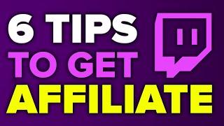 How To Get Twitch Affiliate Fast! - Twitch Tips