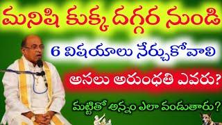 మనిషి కుక్క దగ్గర నుండి 6 విషయాలను నేర్చుకోవాలి అసలు అరుంధతి ఎవరు | Garikapati Narsimha Rao @TTR1