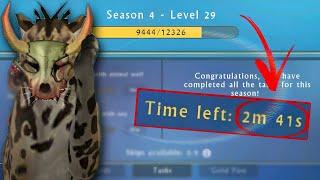 WildCraft: S4 lvl 29 WildPass 2 Mins Left | Will I Make It???