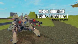 Mecha Showcase [LuMk - 1 TARANTULA] Funny Moments | Roblox Plane Crazy.