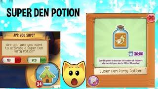 SUPER DEN PARTY POTION | Animal Jam November Update