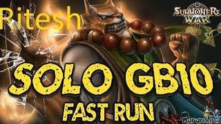 Summoners War RITESH Solo GB10