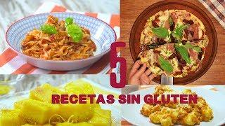 5 RECETAS #SinGluten #SinTACC PARA CELÍACOS