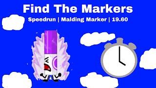 Malding Marker Mobile Speedrun | 19.60 | Find The Markers