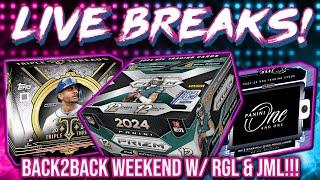 SATURDAY NIGHT BREAKS w/ RGL & JML!! | Triple Threads + Prizm FOTL + Sapphire + More (RGL 3596-3606)