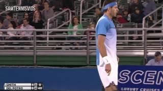 Juan Martin del Potro Vs John Patrick Smith Delray Beach Open R2 (Highlights HD)