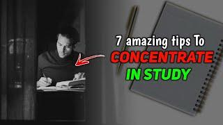 How To Concentrate On Studies | How To Focus On Studying  | M A B Farhan