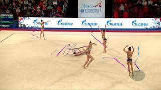 Lithuania (LTU) - 2019 Rhythmic Junior Worlds, Moscow (RUS) - Qualifications 5 Ribbons