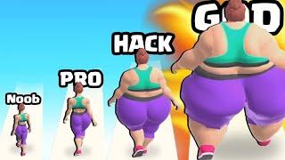 NOOB vs PRO vs HACKER vs GOD in fat 2 fit  gameplay walkthrough android iOS