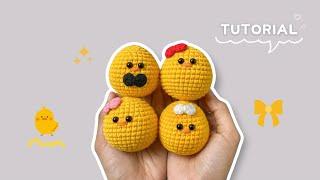  Crochet Pocket Chick ⟡ Tutorial Crochet For Beginners ⟡ DIY Crochet Amigurumi Keychain Ideas