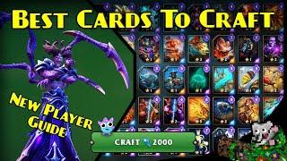 Best Cards To Craft & Deck Building Tips | New Player Guide | Minion Masters