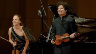 Julia Fischer, Augustin Hadelich play Spohr Duo Concertante in D Major (finale) Live