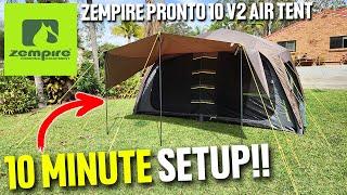 ZEMPIRE PRONTO 10 V2 INFLATABLE AIR TENT REVIEW